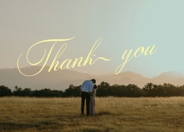 Forever in Print (Double-Sided) - Thank You Card by Paperless Post