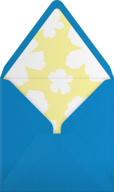 Floral Shirts Only - Paperless Post Envelope