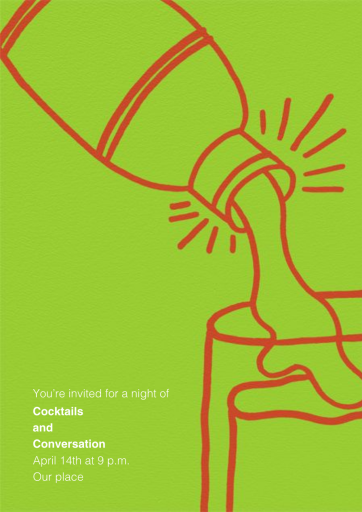 Shake N Roll - Cocktail Party Invitation by Paperless Post