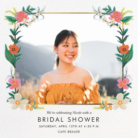 Orangerie (Square) - Bridal Shower Invitation by Rifle Paper Co.