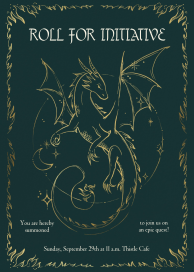 Dragon Tale - Game Night Invitation by Paperless Post