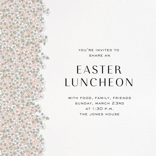 Ffion - Easter Invitation by Liberty