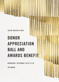 Swaying Fringe - Gala Invitation by Paperless Post
