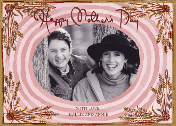 Field of Pink Photo - Mother's Day Card by Happy Menocal