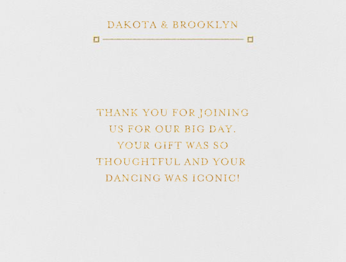 Candela (Thank You) - Stationery by Crane & Co.