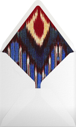 Rose Floral Ikat (Square) - Oscar de la Renta Envelope