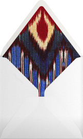 Rose Floral Ikat (Square) - Oscar de la Renta Envelope