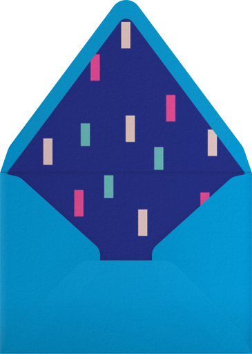 New Year Cascade - Paperless Post Envelope