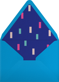 New Year Cascade - Paperless Post Envelope