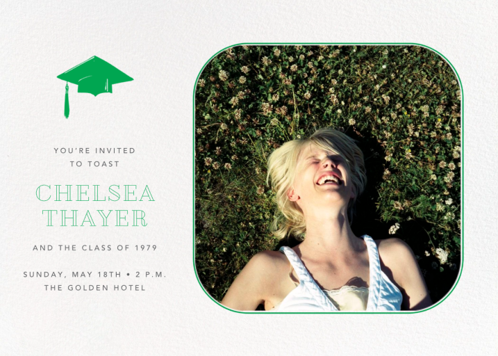Rounded Corners - Graduation Party Invitation by Paperless Post