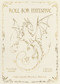 Dragon Tale - Get-Together Invitation by Paperless Post
