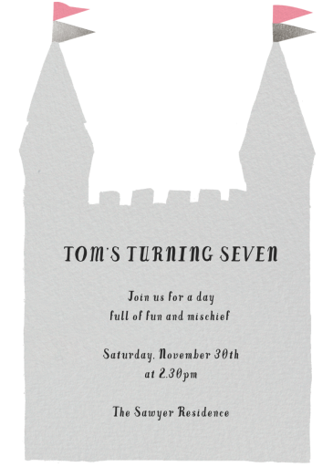 Birthday for Knight by Meri Meri - Back