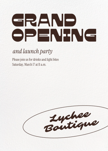 Retro Typeface - Business Event Invitation by Paperless Post
