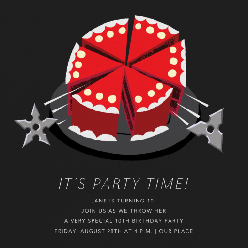 Stealth Slice by Paperless Post