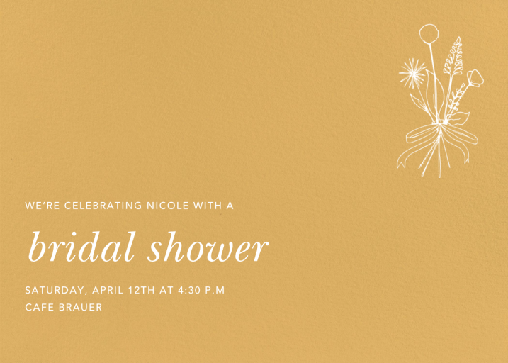 Apricot - Bridal Shower Invitation by Paperless Post