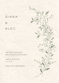 Botanical Pressed Wildflower - Bridal Shower Invitation by Paperless Post