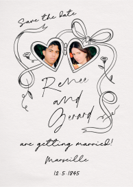 Locket Photo - Save the Date by Paperless Post