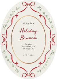 Holiday Bows (Single-Sided) - Holiday Party Invitation by Paperless Post