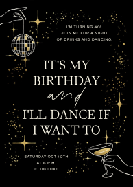 In With the New - Birthday Invitation by Paperless Post