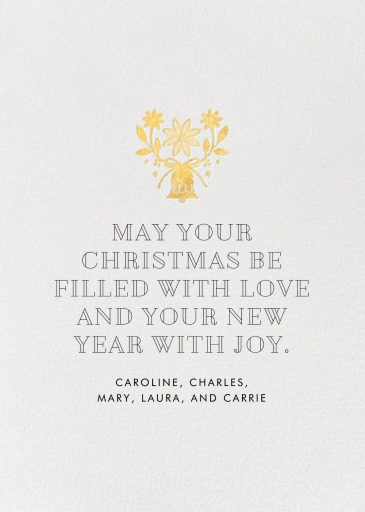 Bells and Boughs by Hello!Lucky - Back