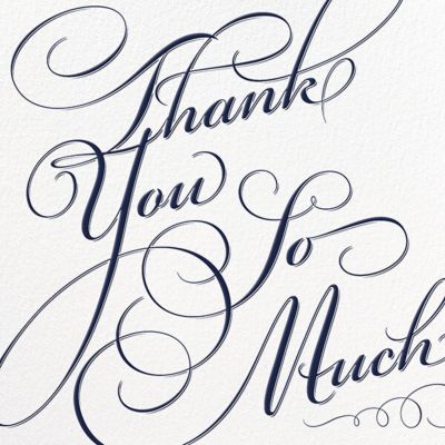 Script - Thank You So Much - Paperless Post