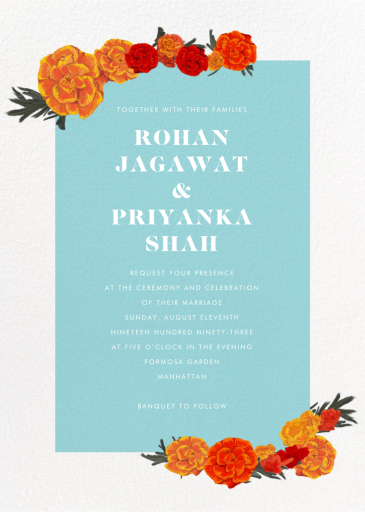 Benares - Wedding Invitation by Paperless Post