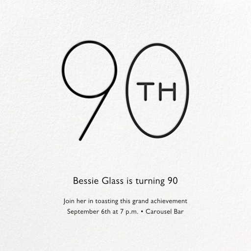 Decade - Birthday Invitation by Paperless Post