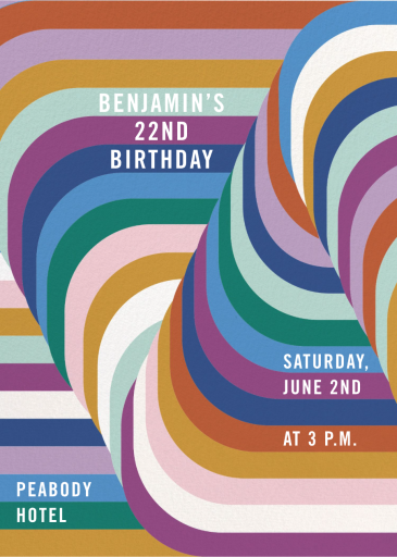 Restart - Birthday Invitation by Jonathan Adler