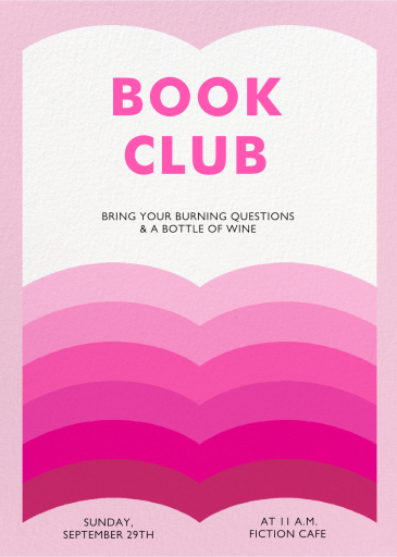 Open Book - Invitation by Paperless Post