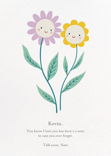 Side by Side - Love and Romance Card by Little Cube