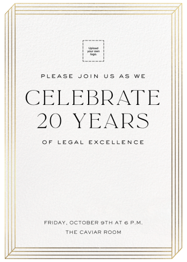 Dimensional - Business Anniversary Invitation by Paperless Post