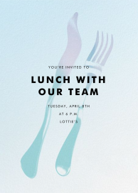 Liquid Dinner by Paperless Post