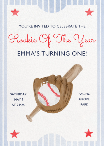 Rookie - Birthday Invitation by Paperless Post