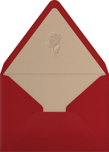 Floral Embossing - Paperless Post Envelope