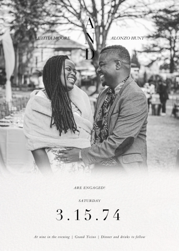 Dissolve Fade (Photo) - Engagement Party Invitation by Paperless Post