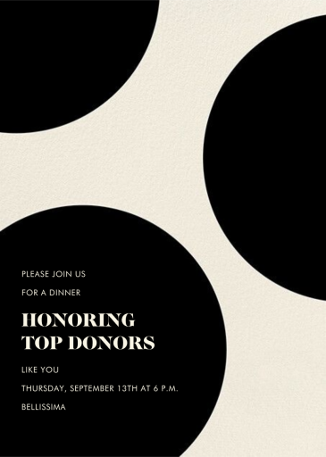 Big Spot - Appreciation Event Invitation by kate spade new york