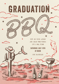 Desert BBQ - Graduation Party Invitation by Paperless Post