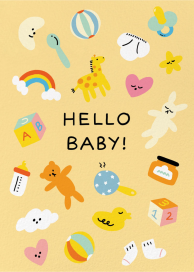 Baby Toys (Holly St Clair) - Greeting Card by Wrap
