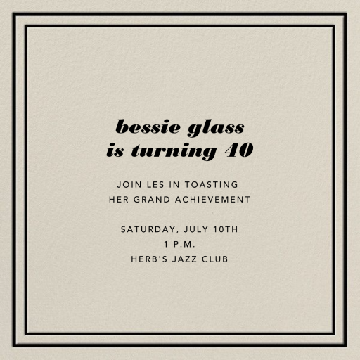 Rue - Birthday Invitation by Paperless Post