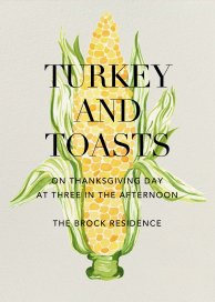 Silk and Husk - Thanksgiving Invitation by Paperless Post