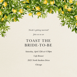 Eureka Bower - Bridal Shower Invitation by Felix Doolittle