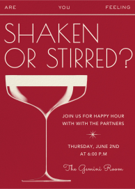 Velvet Coupe - Cocktail Party Invitation by Paperless Post