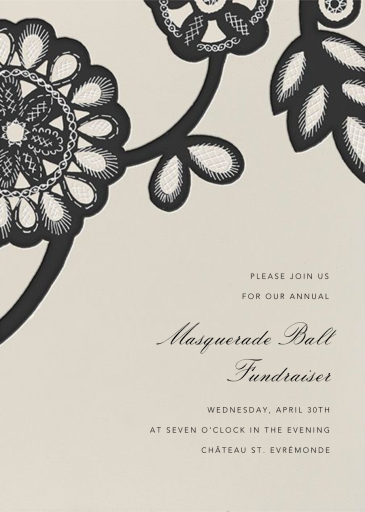 Camille Silk - Business Event Invitation by Oscar de la Renta