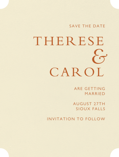 Orient Express (Save The Date) by Crane & Co.