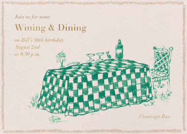 Wine and Dine by Iris + Marie