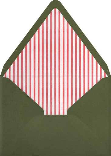 Stars & American Flag Bow Invitation Envelope
