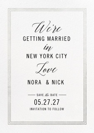 We're in Love - Save the Date by Cheree Berry Paper & Design