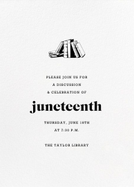 Ivory Plain - Juneteenth Invitation by Paperless Post