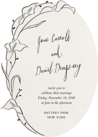 Floral Guirlande - Wedding Invitation by Paperless Post