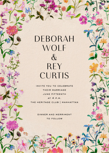 Linen Garden - Invitation by Liberty